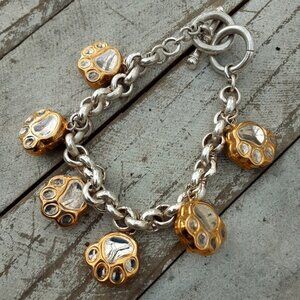 Bear Paw Charm Bracelet - Tiger Paw